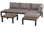 Outsunny - 3-teiliges Gartenm&ouml;bel - 164 x 74 x 69 cm - Aluminium