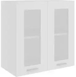 vidaXL H&auml;ngeglasschrank Wei&szlig; 60x31x60 cm Holzwerkstoff