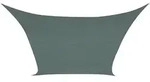 Perel Sonnensegel, wasserabweisend, 3.6 x 3.6 m, 160 g/m2, Polyester, Quadrat,