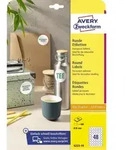 AVERY Zweckform Kennzeichnungs-Etiketten, Durchmesser: 30 mm
