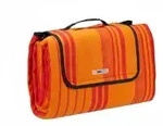 Relaxdays Picknickdecke Fleece, wasserdichte Outdoordecke, w&auml;rmeisoliert,