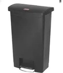 Rubbermaid Tretabfalleimer Slim Jim 1883611 Kunststoff 50l schwarz