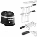 KitchenAid Set 2, 2-Scheiben Toaster Artisan 5KMT2204 Gusseisen Schwarz
