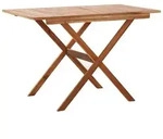 vidaXL Gartentisch 110x67x74 cm Massivholz Akazie