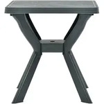 vidaXL Bistrotisch Gr&uuml;n 70x70x72 cm Kunststoff