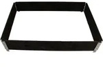 Siena Garden Hochbeet stapelbar, 120 x 80 x 19,5 cm, schwarz