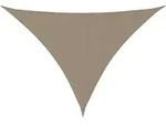 vidaXL Sonnenschirmsegel dreieckiges Oxford-Gewebe 3x4x5 m Taupe Modell Soleil