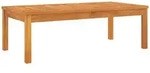 vidaXL Couchtisch 100x50x33 cm Massivholz Akazie