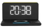 RealPower ChargeAir - Digitaler Wecker - Rechteck - Schwarz - 10 W - China - LED
