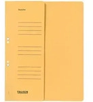 Falken 80003833 &Ouml;senhefter f&uuml;r DIN A4, 250g/m2 Manila-RC-Krt., 1/2 Vorderd., kaufm.