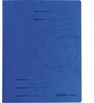 Herlitz Schnellhefter 10902880 DIN A4 Colorspankarton blau