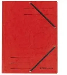 herlitz Einschlagmappe mit Gummizug Karton rot