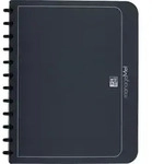 OXFORD Ringmappe Vario-Zipp DIN A4 Anthrazit PP (Polypropylen) 26,5 x 2,1 x 31 cm