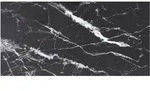 vidaXL Tischplatte Schwarz 100x50 cm 6 mm Hartglas in Marmoroptik