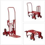 Relaxdays Treppensteiger bis 50 kg/150 kg Traglast, multifunktionale Transportkarre,