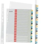 Leitz Register Cosy 12490000 A4 bedruckbar PP farbig 1-20