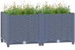 vidaXL Hochbeet 80x40x38 cm Polypropylen
