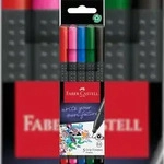FABER-CASTELL Faber Castell Finepen Grip 0,4 mm basic 5er Etui
