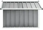 vidaXL Rasenm&auml;her Garage 92x97x63 cm Verzinkter Stahl Grau