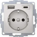 Berker Steckdose SCHUKO/USB 48041404