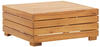 vidaXL 1 Stk. Akazien Massivholz : Größe - Modular-Tisch, Polsterfarbe - Ohne
