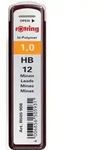 rotring Feinminen hi-polymer 1,0mm HB schwarz VE=12 St&uuml;ck