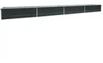 vidaXL Garten-Hochbeet Verzinkter Stahl 600x80x45 cm Anthrazit