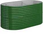 vidaXL Hochbeet Verzinkter Stahl 152x80x68 cm Gr&uuml;n
