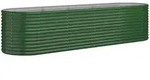 vidaXL Hochbeet Verzinkter Stahl 296x80x68 cm Gr&uuml;n
