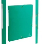 Exacompta 50303E 8x Archivbox aus Colorspan-Karton 600g, R&uuml;ckenbreite 25mm mit