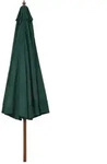 vidaXL Sonnenschirm f&uuml;r den Au&szlig;enbereich mit Holzstange, 330 cm, Modell Green Titan