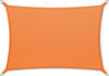 KARAT Sonnensegel Wasserabweisend / Rechteckig / Orange / 5 x 7 m