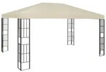 vidaXL Pavillon 3&times;4 m Creme