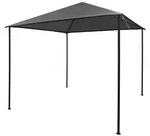 vidaXL Pavillon 3x3 m Anthrazit Stoff und Stahl 180 g/m2