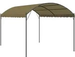 vidaXL Pavillon 4x3x2,6 m Taupe 180 g/m2