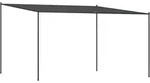 vidaXL Pavillon Anthrazit 4x4 m 180 g/m2 Stoff und Stahl