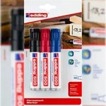 edding 500 Permanentmarker sortiert (3er Blister)