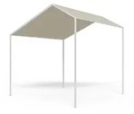 blumfeldt La Rochelle Gazebo Schr&auml;gdach UV 50+ Aluminium Polyester Helles Taupe
