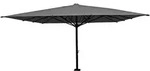 Mendler Gastronomie-Luxus-Sonnenschirm HWC-D20, XXL-Schirm Marktschirm, 5x5m...
