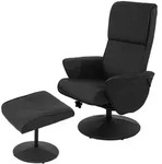 Mendler Relaxsessel Helsinki, Fernsehsessel Relaxliege TV-Sessel mit Hocker ~