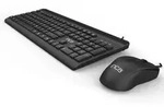 Tastatur Corded Set Silent Tasten USB Tastatur & Maus Set schwarz