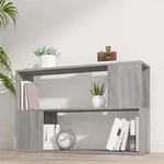vidaXL B&uuml;cherregal Grau Sonoma 100x24x63 cm Holzwerkstoff