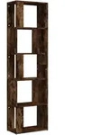 vidaXL B&uuml;cherregal R&auml;uchereiche 45x24x160 cm Holzwerkstoff