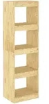 vidaXL B&uuml;cherrega/Raumteiler 40x30x135,5 cm Massivholz Kiefer