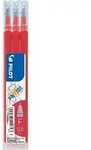 Pilot FriXion Ball Tintenrollermine 0.25 mm Fein Kugel Rot 3 St&uuml;ck