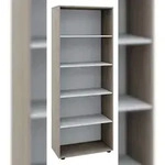 VCM Vandol I Universalschrank ohne T&uuml;ren mit 4 Regalen Sonoma-Eiche dekor.