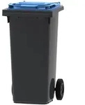 PROREGAL Premium 2-Rad-M&uuml;lltonne MGB | 120 Liter, HxBxT 97,4x47,9x55,5cm 