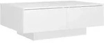 vidaXL Couchtisch Wei&szlig; 90x60x31 cm Holzwerkstoff