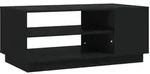 vidaXL Couchtisch Schwarz 102x55x43 cm Holzwerkstoff