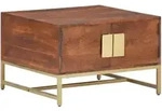 vidaXL Couchtisch Honigbraun 67x67x45 cm Akazie Massivholz